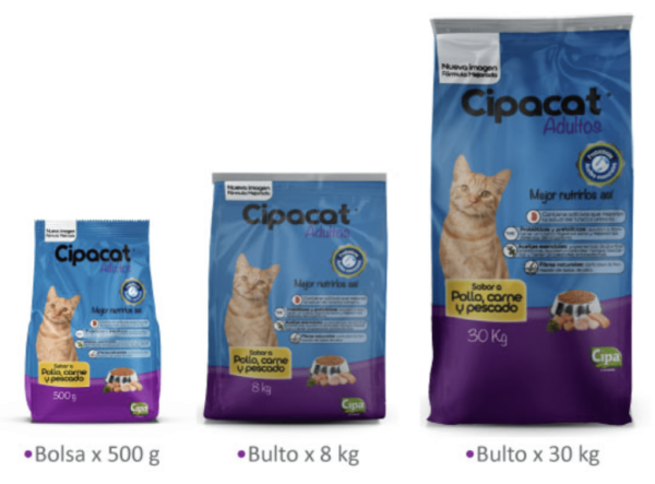 CIPACAT ADULTO POLLO, CARNE Y PESCADO - Imagen 2