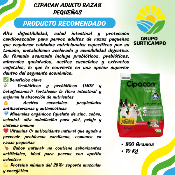 Cipacan Adulto Razas Pequeñas - Imagen 2