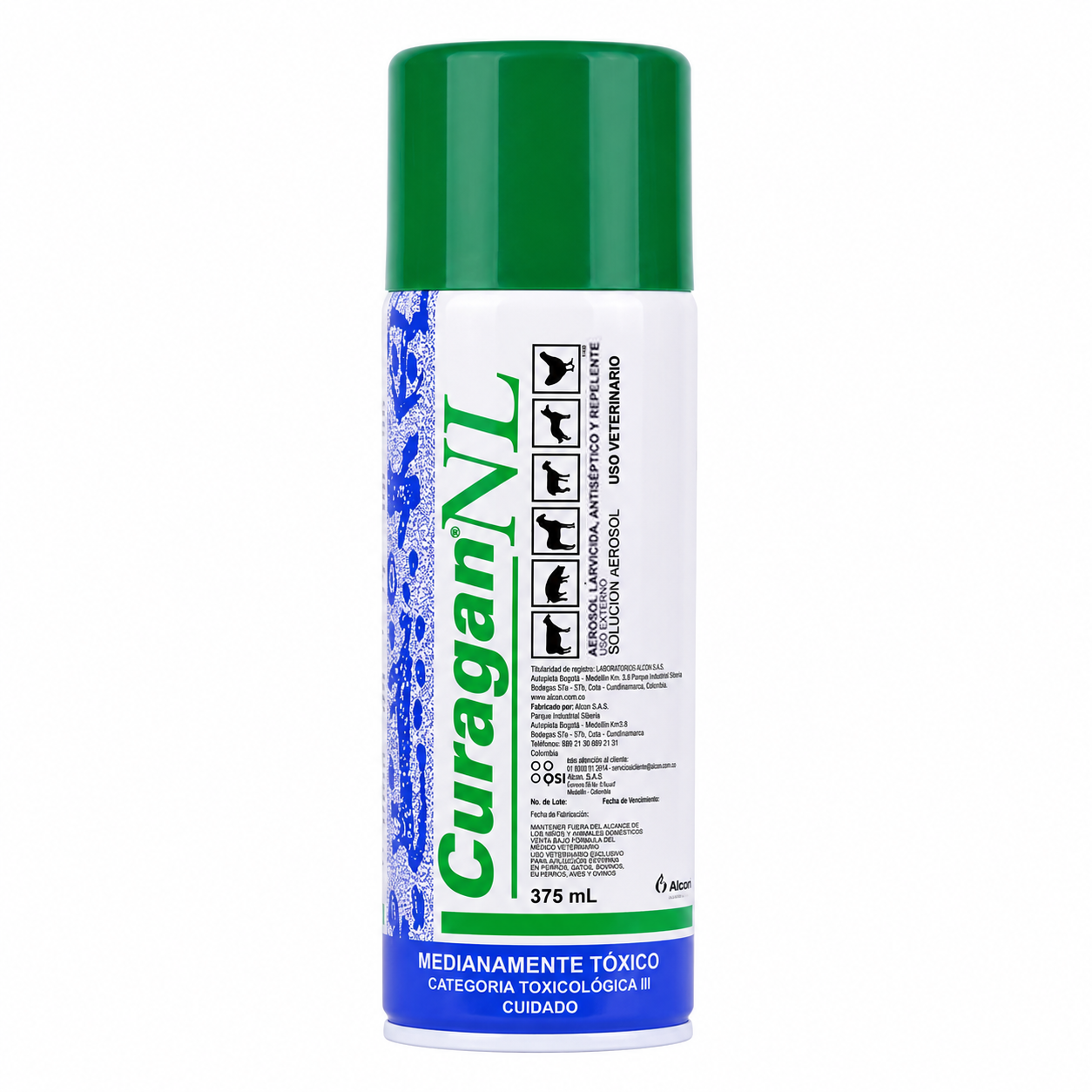 Curagan 375 Ml - Antiséptico De Uso Externo Para Heridas