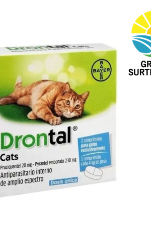 DRONTAL GATOS * 2 TAB.