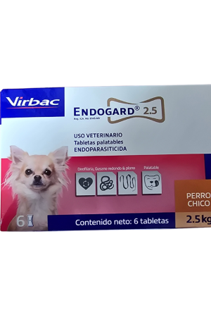 ENDOGAR 2.5 KG  TABLETA FEBANTEL 37,5MG + PAMOATO DE PIRANTEL 36MG + PARAZIQUANTEL 12,5MG + IVERMECT