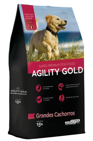 ITALCOL AGILITY GOLD GRANDES CACHORROS X 15 KILOS