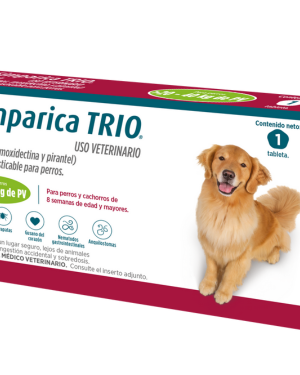 SIMPARICA TRIO 20-40 KG SAROLANER + MOXIDECTINA + PIRANTEL