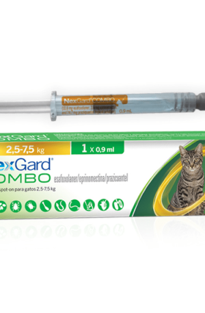 NEXGARD GATOS 0.9 ML ESAFOXOLANER + EPIROMECTRINA + PARAZICUANTEL