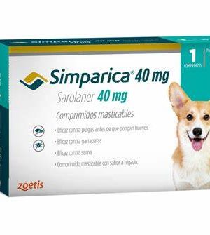 SIMPARICA 40 MG 10 - 25 KG SAROLANER 40 MG
