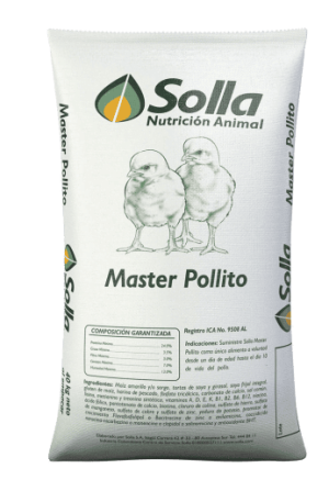 SOLLA MASTER POLLITOS PELET 40 KG