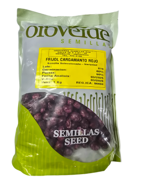 SEMILLA DE FRIJOL CARGAMANTO ROJO KILO