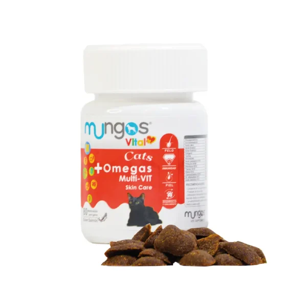 MUNGOS VITAL OMEGAS GATOS 80 TABLETAS