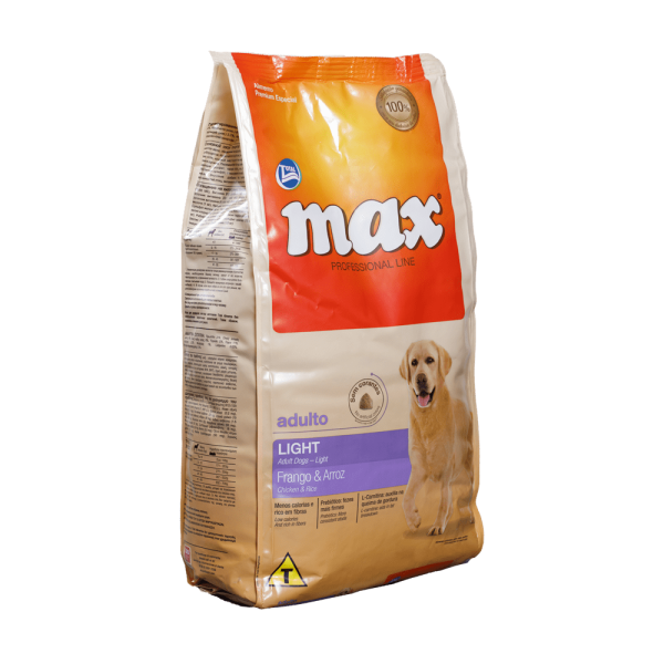 MAX PERRO ADULTO LIGHT POLLO Y ARROZ 15 KG