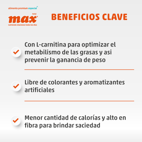 MAX PERRO ADULTO LIGHT 2 KG FRANGO Y ARROZ - Imagen 2