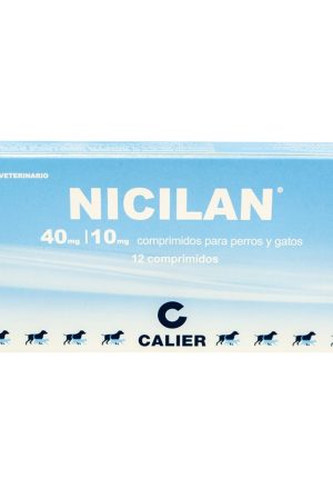 NICILAN 40/10 CAJA POR 12 COMPRIMIDOS AMOXICILINA 45,91 MG + CLAVULANATO DE POTASIO 11,91 MG