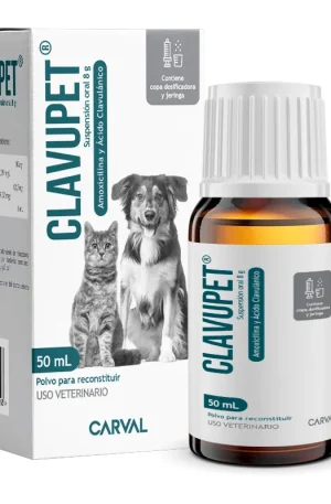 CLAVUPET AMOXACILINA 50 MG + ACIDO CLAVILANICO 12,5 MG