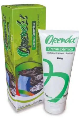ORENDA CREMA 100 GRAMOS EXTRACTOS DE: CALENDULA + PINO + CITRONELA MENTA + ALOE + CLORHEXIDINA