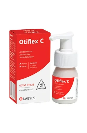 OTIFLEX C 25 ML CIPROFLOXACINA + KETOCONAZOL + PREDNIZOLONA