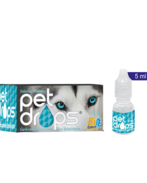 PET DROPS FRASCO 5 ML CARBOXIMETILCELULOSA 5% LAGRIMAS ARTIFICIALES