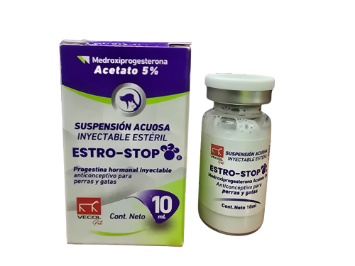 ESTRO STOP 10 ML MEDROXIPROGESTERONA 5 %
