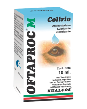 OFTAPROC M 10 ML MOXIFLOXACINA CLORHIDRATO + CONDROITIN SULFATO SODICO + POLIMIXINA B SULFATO