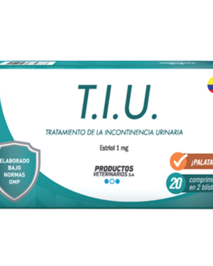 TIU TRATAMIENTO DE LA INCONTINENCIA URINARIA ESTRIOL 1 MG 20 TABLETAS