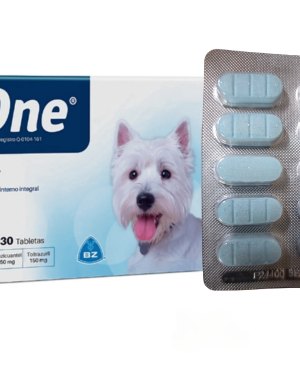 ONE TABLETAS DESPARASITANTE FENBENDAZOL 500MG + PARAZICUANTEL 50 MG + TOLTRAZURIL150 MG