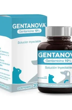 GENTANOVA 20 ML GENTAMICINA 100 MG INYECTABLE