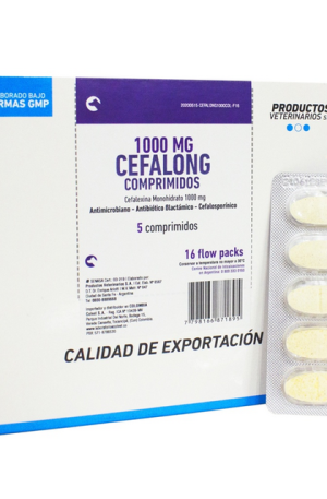 CEFALONG CEFALEXINA 1000 MG TABLETA