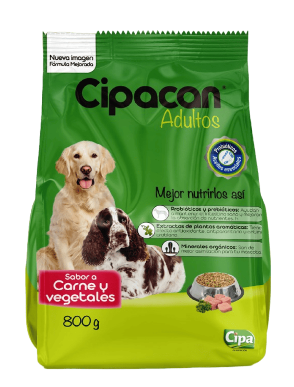 CIPACAN ADULTO CROQUETAS CARNE Y VEGETALES