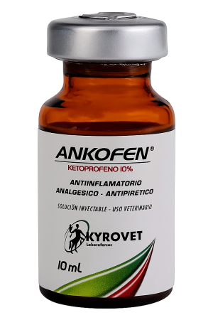 Ankofen Inyectable Ketoprofeno 10% Analgésico - Antiiflamatorio