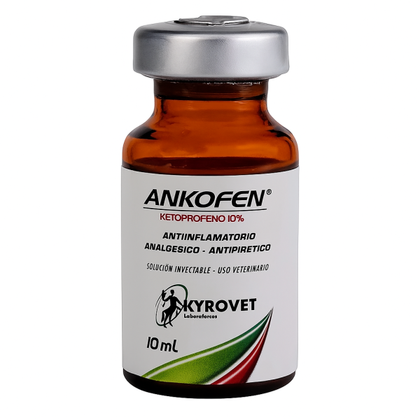 Ankofen Inyectable Ketoprofeno 10% Analgésico - Antiiflamatorio
