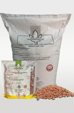 MOLLUSTOP MATABABOSA 500 GRAMOS MOLUSQUICIDA GRANULADO METALDEHIDO 50 G/KG (SUPERABONO)
