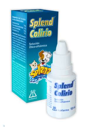 SPLEND COLIRIO GOTAS 10 ML SOL OTICO-OFTALMICA GENTAMICINA 3 MG + DEXAMETASONA 1 MG + LIDOCAINA 5MG