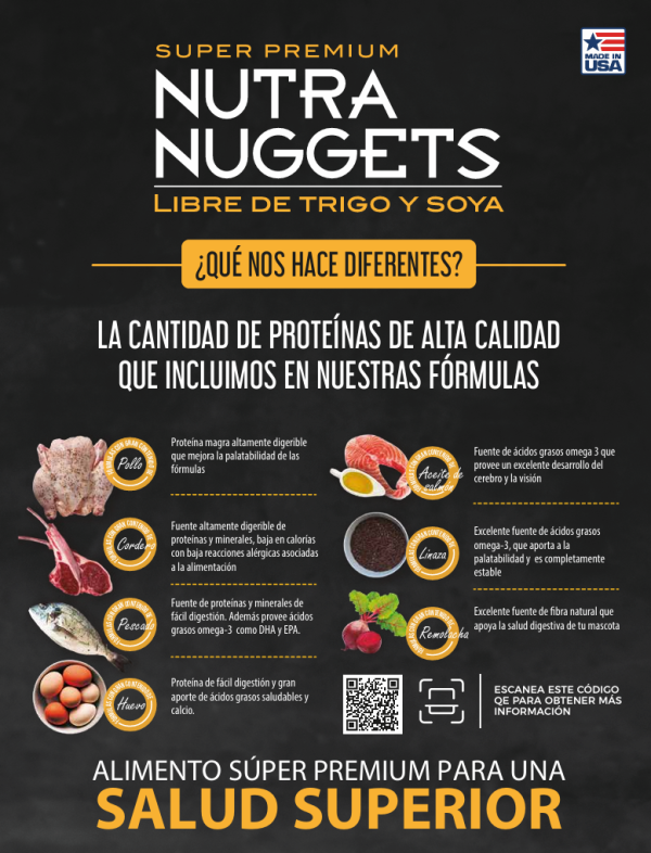 NUTRA NUGGETS LITE SENIOR PARA PERROS ADULTOS MAYORES O CON SOBREPESO - Imagen 2
