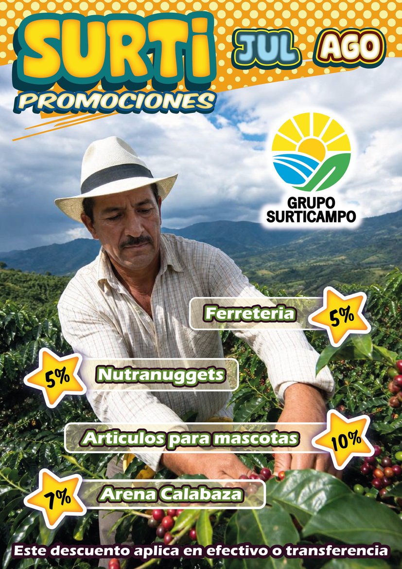 Promociones Surticampo Julio Agosto